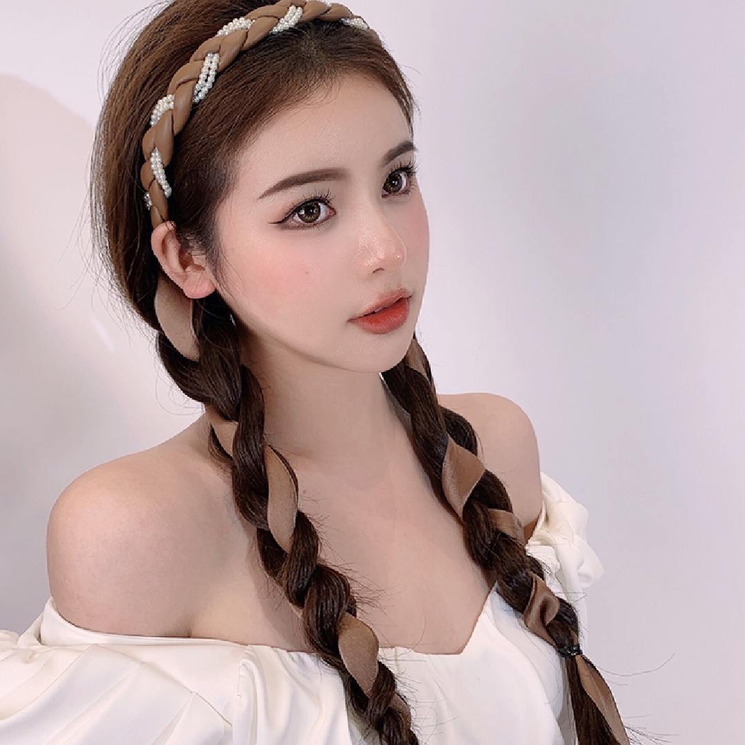Popular Best Nice Hair Hoop Female Headdress Fried Dough Twist Braid Braided Hair Clip