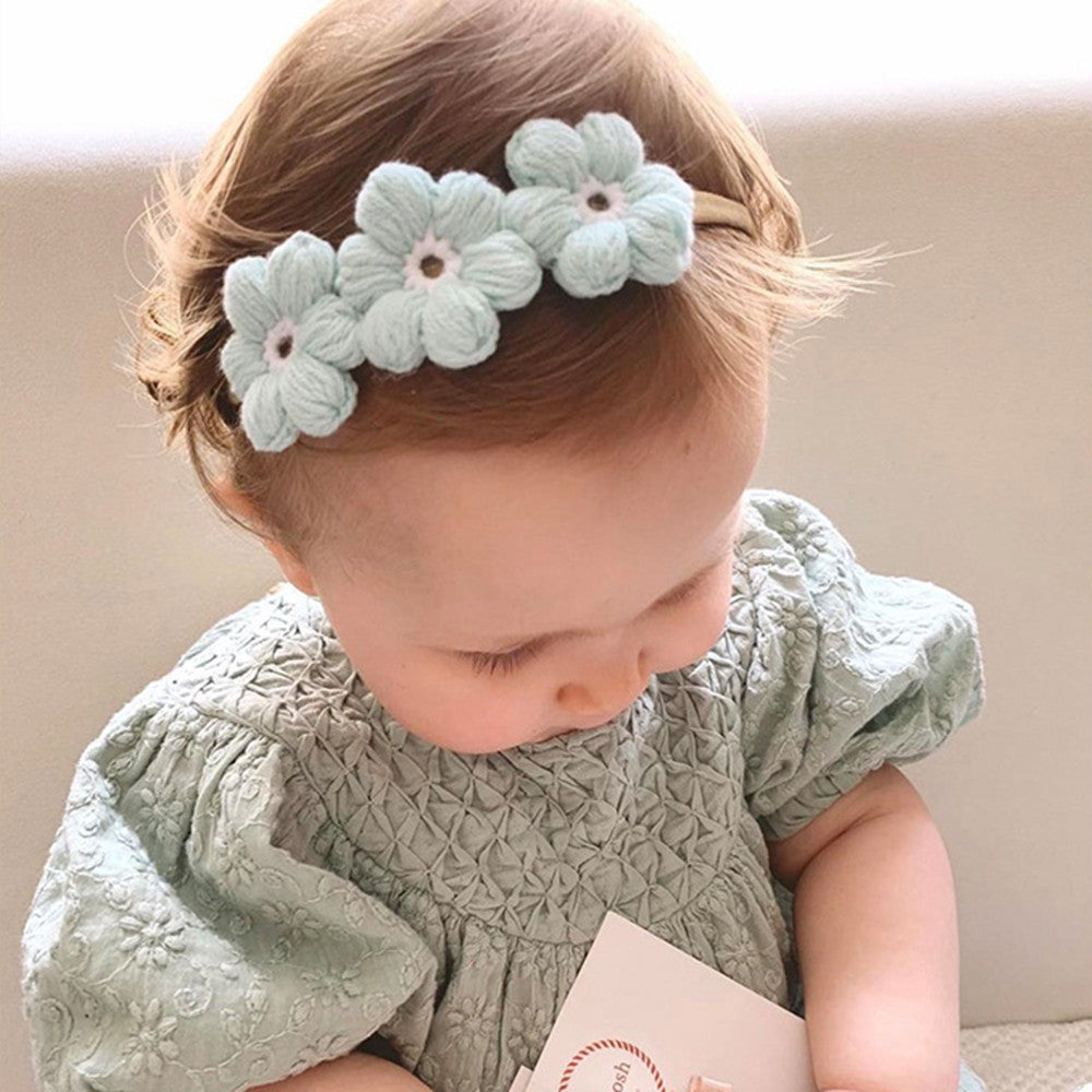 Children's Handmade Wool Knitted Hair Clip