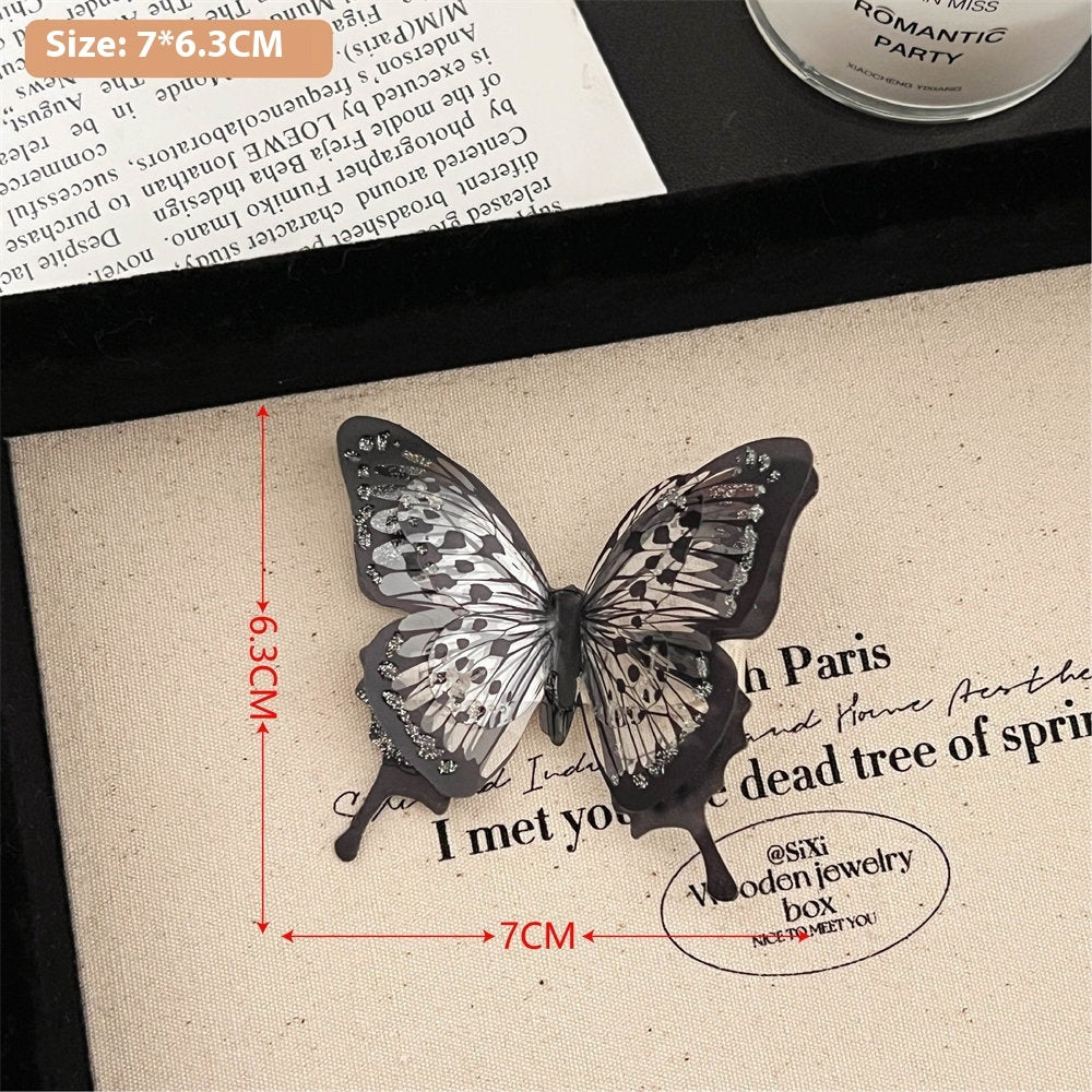 Super Fairy Three-dimensional Butterfly Barrettes Fashion Special-interest