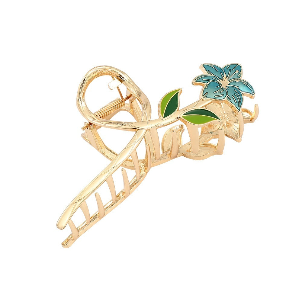 Elegant Graceful Barrettes Lily Flower Hair Claw