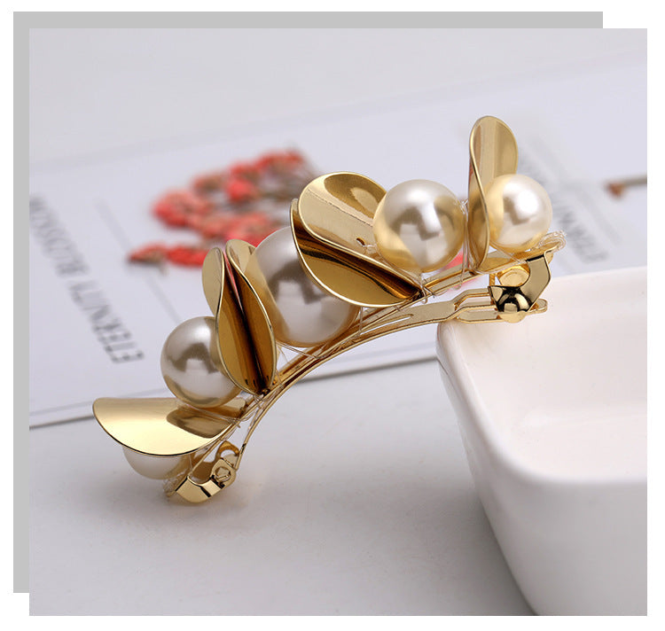 Temperament Wild Pearl Hair Clip