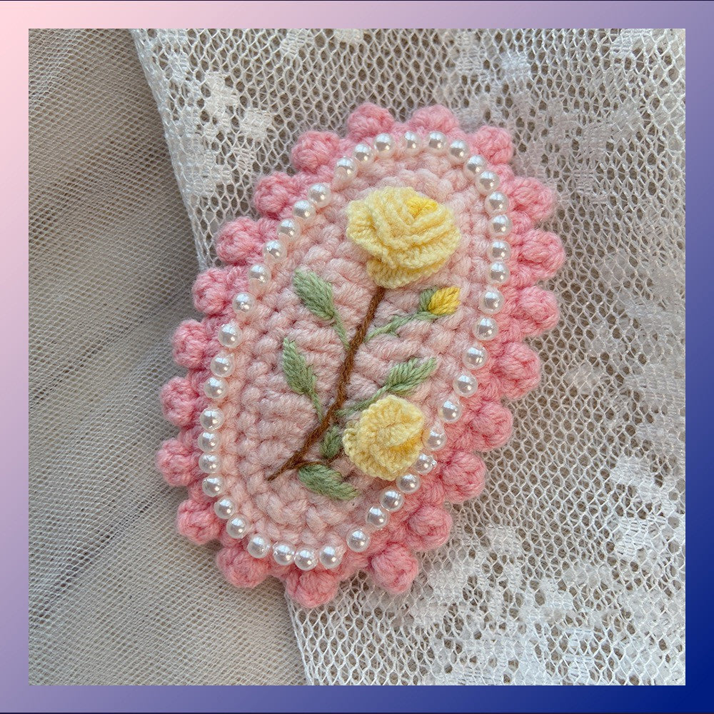 Fashion Braided Yarn Three-dimensional Hair Clip
