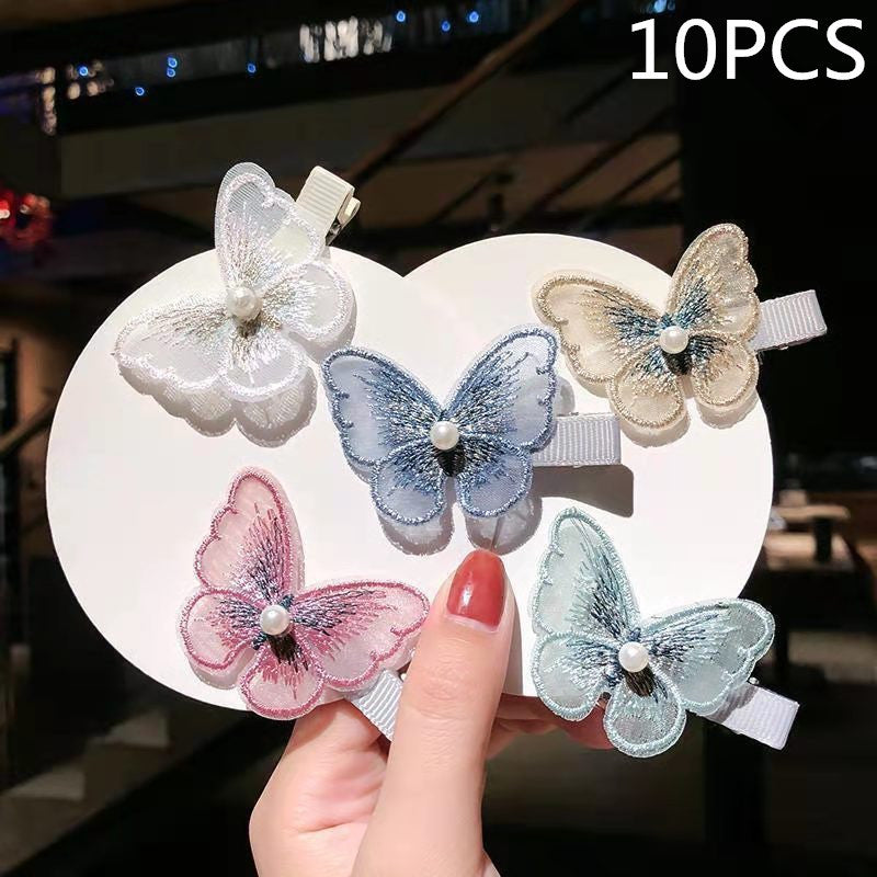 Korean Crystal Starfish Hair Clip Ladies Side Clip Duckbill Clip Macaron Hair Clip