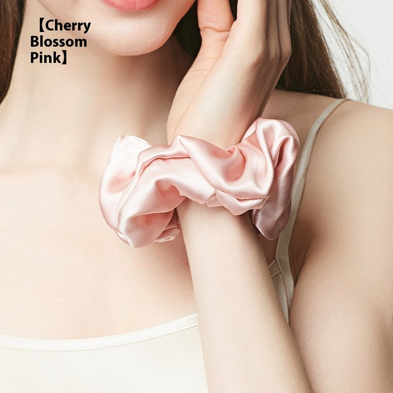 19 M Silk Large Intestine Hair Ring High-grade Headdress Flower 5cm