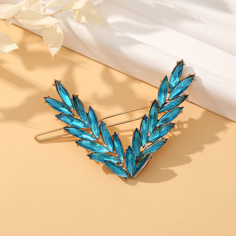 Korea Wheat Spike Frog Clip Back Of The Head A Word Hair Card