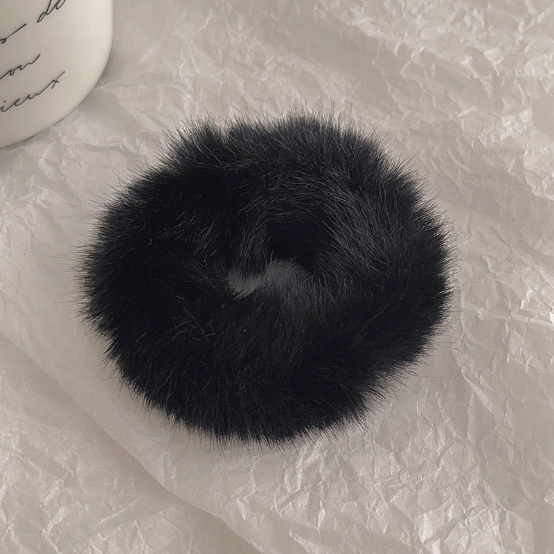 Cute Plush Intestine Hair Ring  Scrunchies  Girls' Hair Accessories