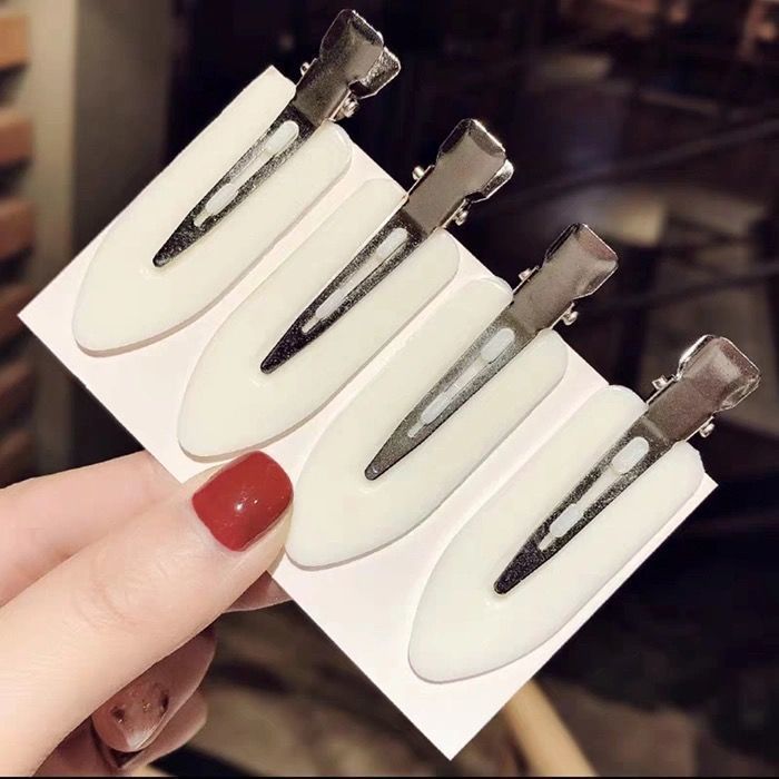 Popular Best Small Leaf Duckbill Clip DIY Seamless Hair Clip Handmade Material