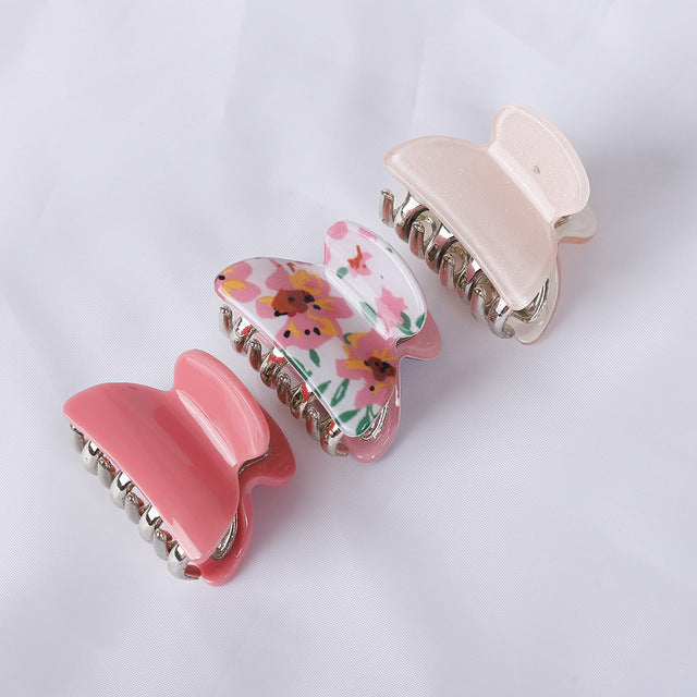 Women's Fashion Personalized Acrylic Printing Barrettes