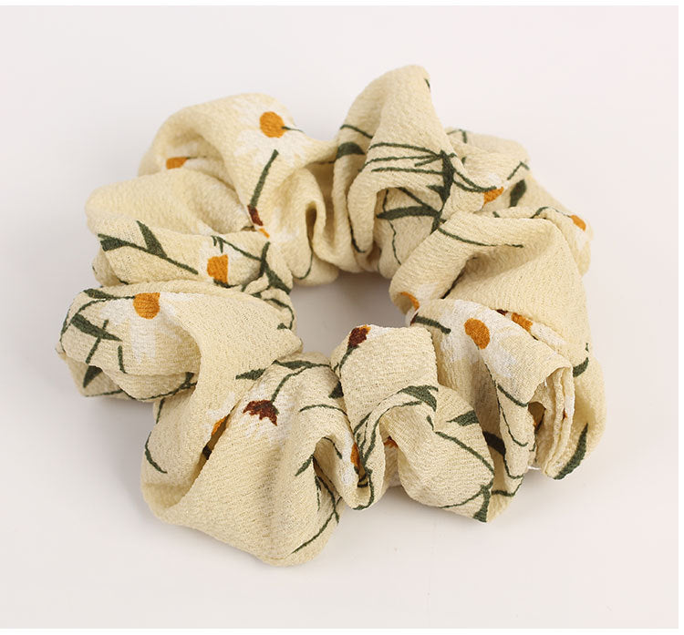 Spring and summer chiffon large intestine circle hair ring women