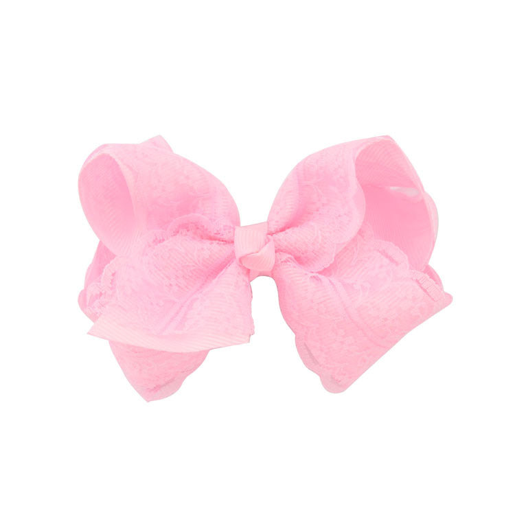 Ribbed Bubble Flower Children's Hair Clip Bow