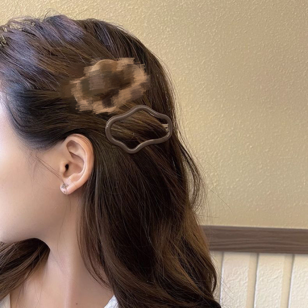 Rhinestone Clouds Of Stars Back Head Hollow Out Broken Hair Bb Forehead Side Bang Clip