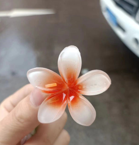 Sweet Girl Plumeria Rubra Barrettes
