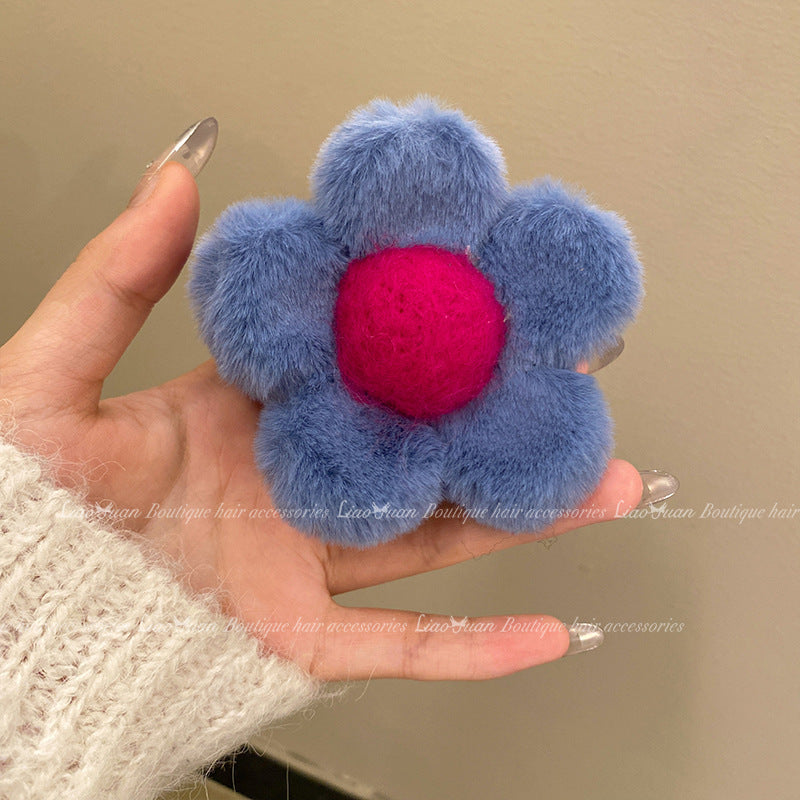 Best Plush Barrettes Women's High Sense