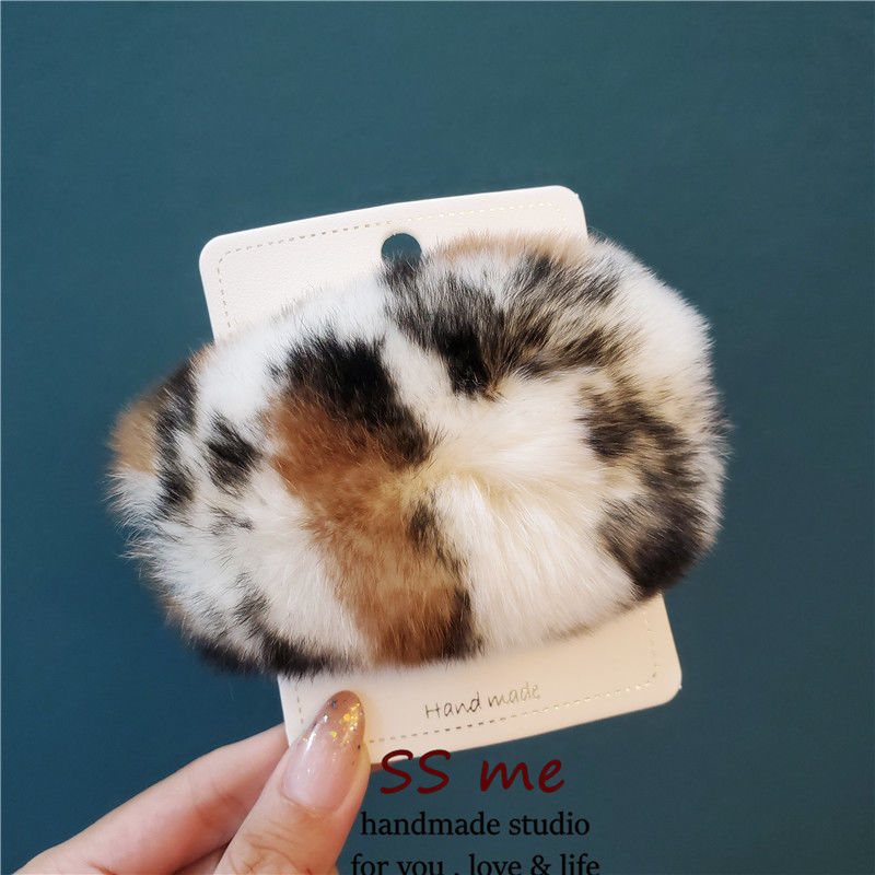 Women's Fashion Super Cute Plush Hair Clip