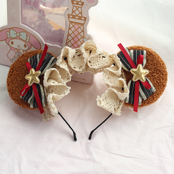 Women's Bear Ear Bow Barrettes