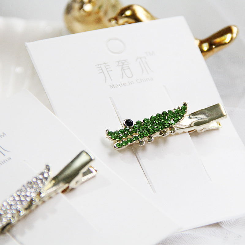 Metal clip rhinestone hair ornament