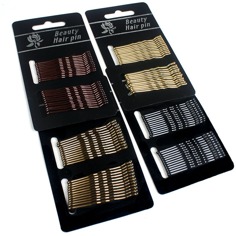 Black high-end Non-Shedding Paint Net Red Hair Accessories Word Clip