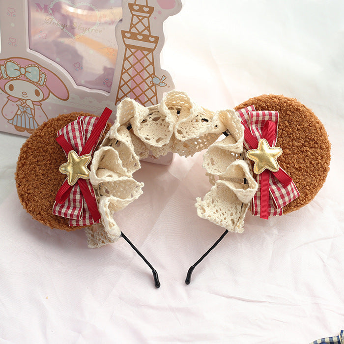 Women's Bear Ear Bow Barrettes