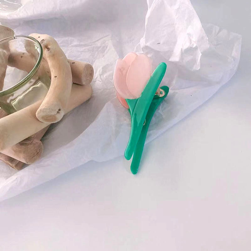 Tulip Catching Clip Female Summer Hair Catching The Back Of The Head Hairpin