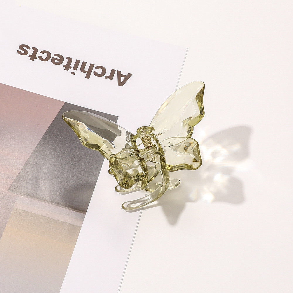 Women's Fashion Transparent Butterfly Barrettes