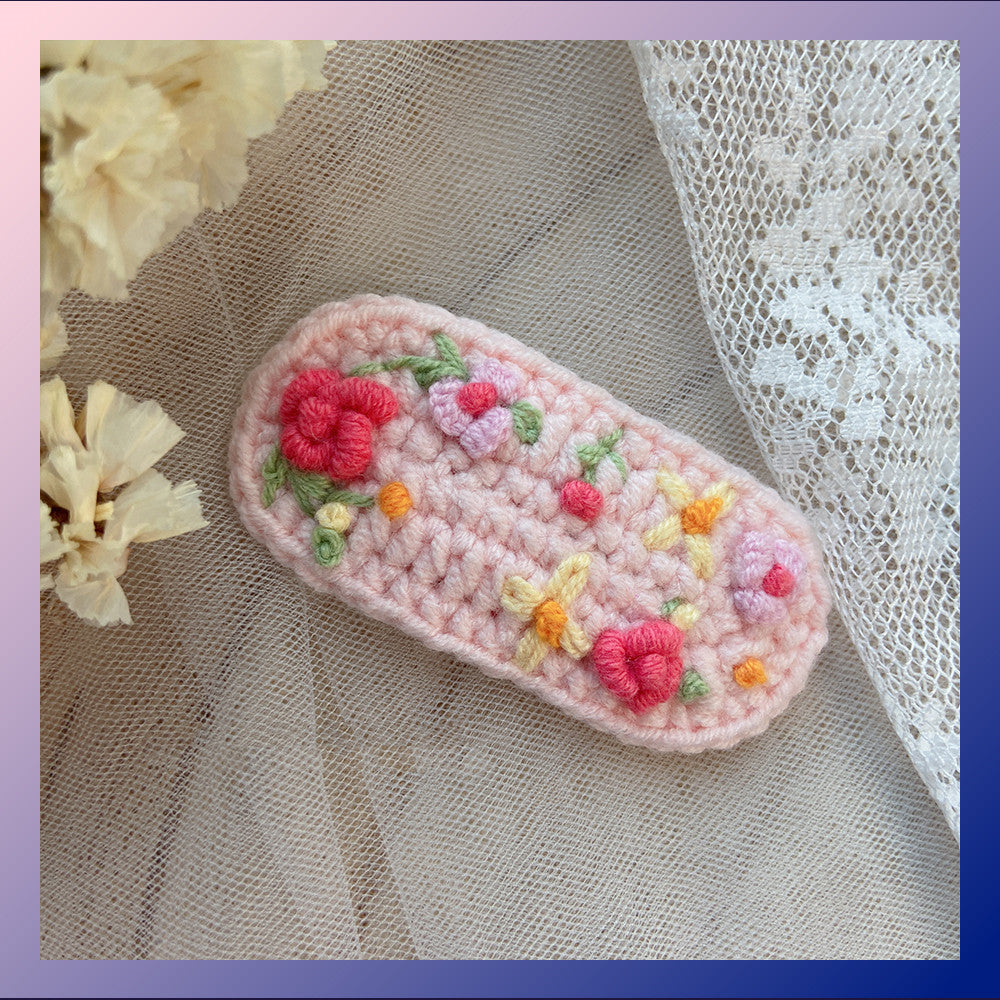 Fashion Braided Yarn Three-dimensional Hair Clip