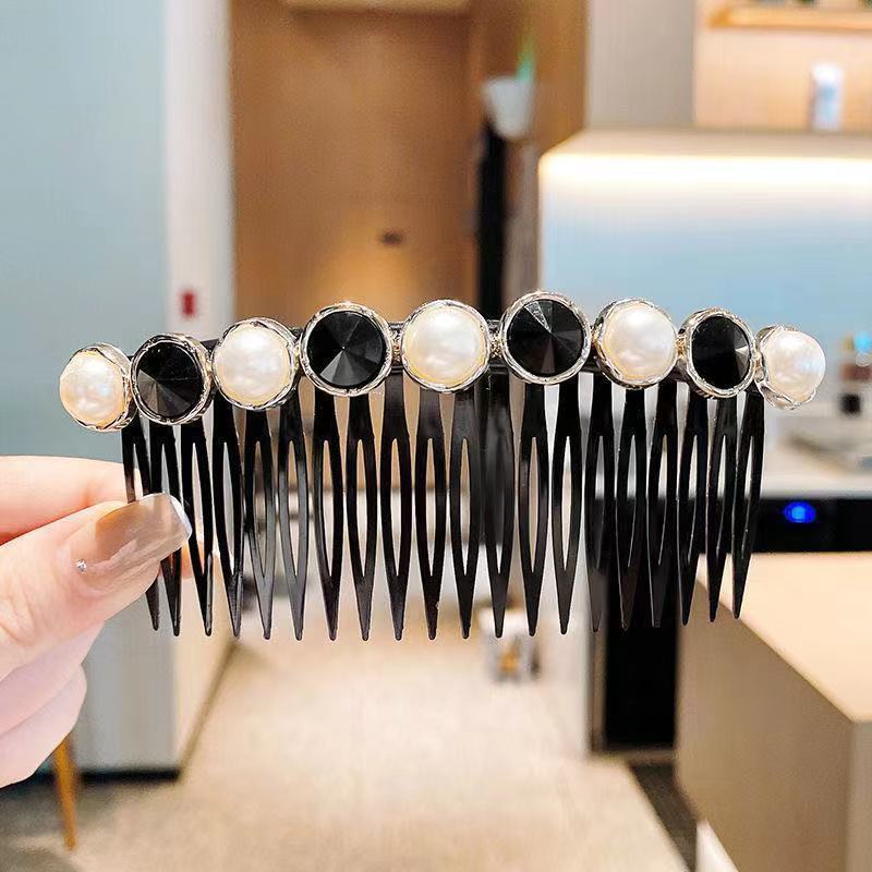New Black Bangs Comb Clip Non-slip Hair Accessories