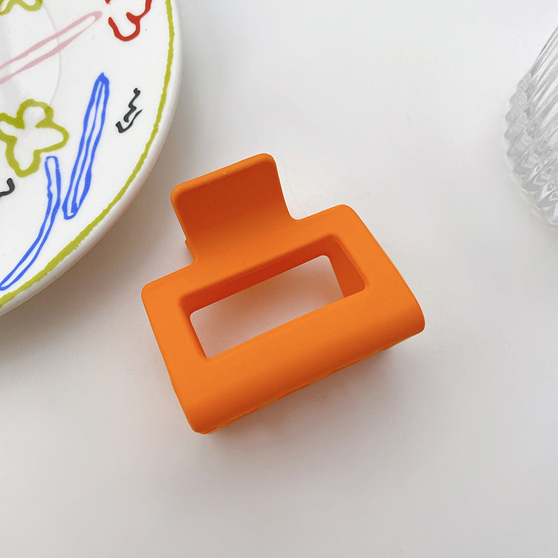 Hair Accessories Girl Hair Clip Frosted Style 5cm Square