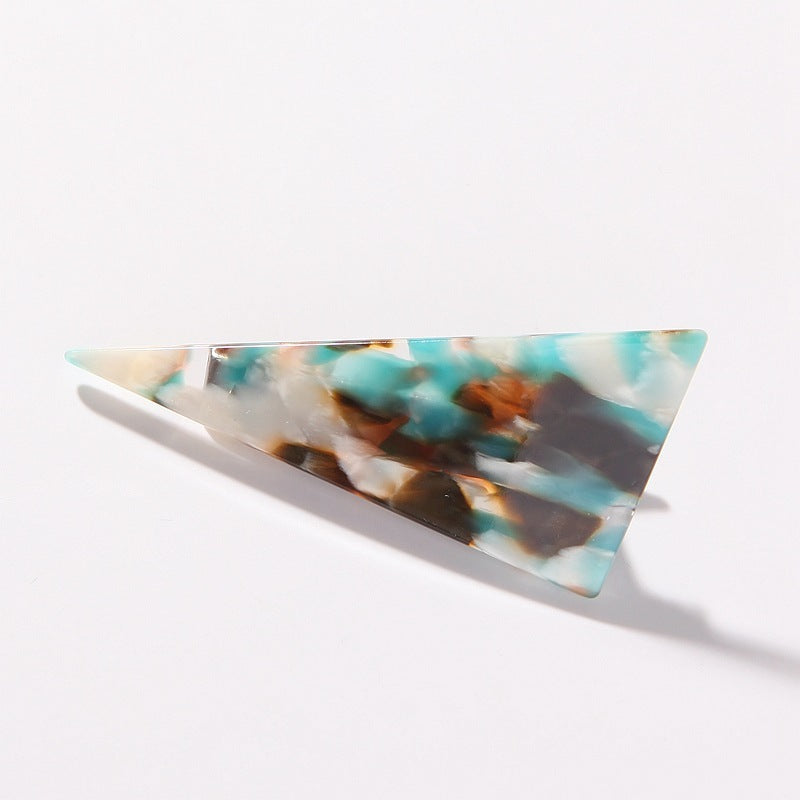 Fashion Personality New Acetate Marble Hair Clip