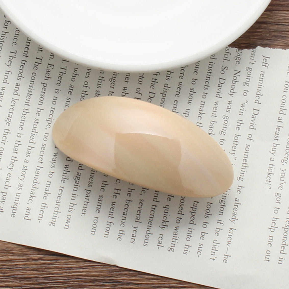 Oval Clip Half Hair Accessories Female