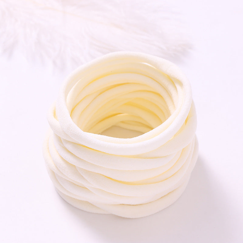 INS Seamless Nylon Fine Hair Band Children's Hair Ring Handmade DIY Baby Headband