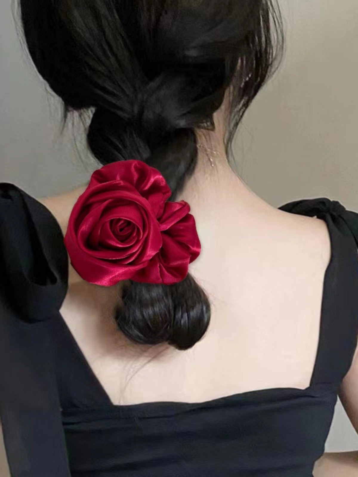 Best Bun Ponytail Advanced Sense Flower Hair Rope Rubber Band Headdress