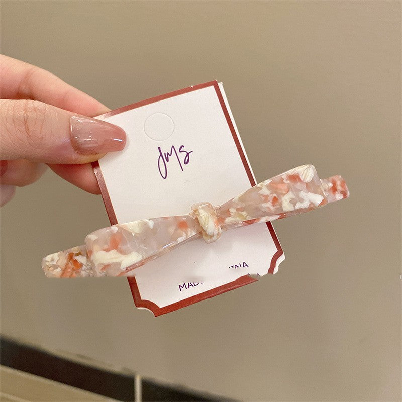 Best Vertical Bow Simple Hair Clip Women