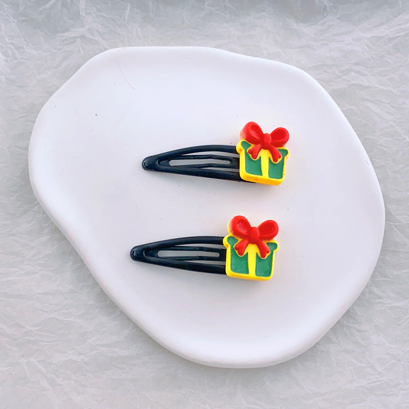 Children's Fashion Simple Christmas Hair Clip