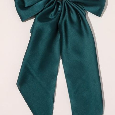 French Chiffon Bow Ribbon Hair Clip