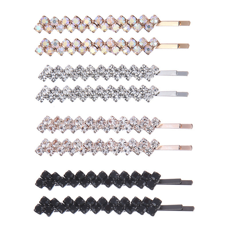 Best Diamond Claw Chain Hair Clip Bar Shaped Clip Wedding Hairware
