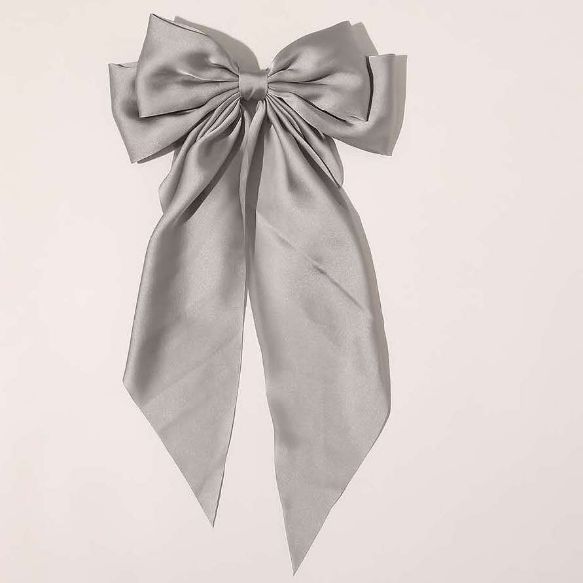 French Chiffon Bow Ribbon Hair Clip