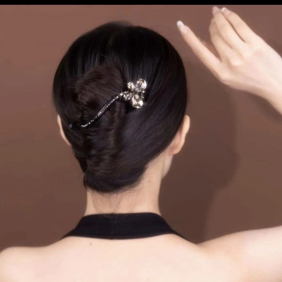 New Delicate Shiny Butterfly Gold Hair Clip
