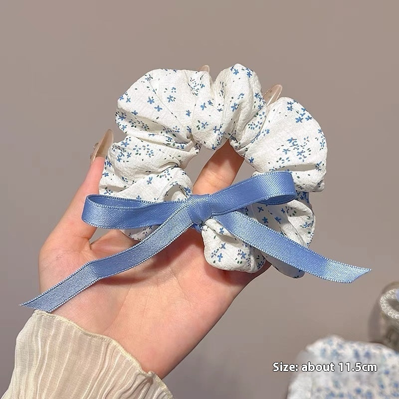 Summer Super Fairy Sweet Lace Large Intestine Hair Ring