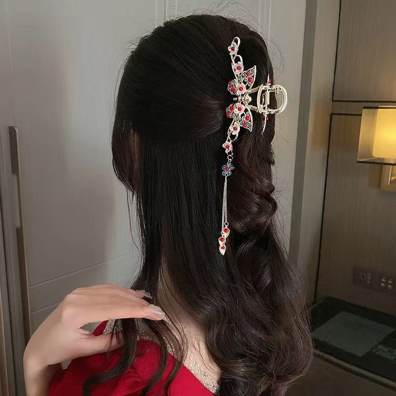 Best Women's Fashion Simple Tassel Pendant Hair Clip Headpiece