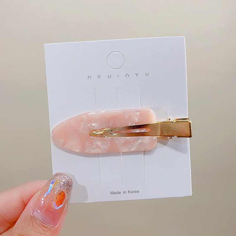 Acetic Acid Seamless Acrylic Duck Billed Hair Clip