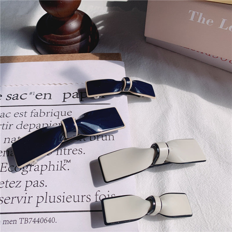 Gentle Graceful Bow French Retro Barrettes