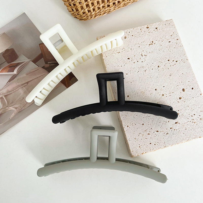 Fashion Simple Large Matte Hair Clip