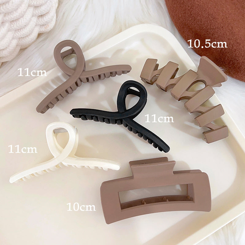 Best Plush Grab Clip Back Head Hair Clip Female Senior Sense Shark