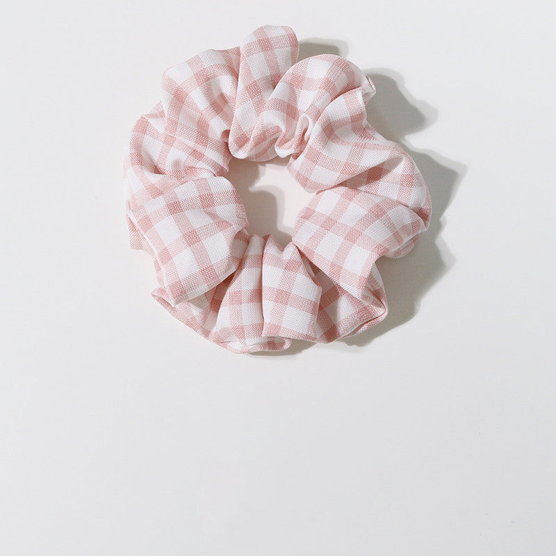 Ins Lattice System Large Intestine Hair Ring Simple Bm Pig Large Intestine Ring