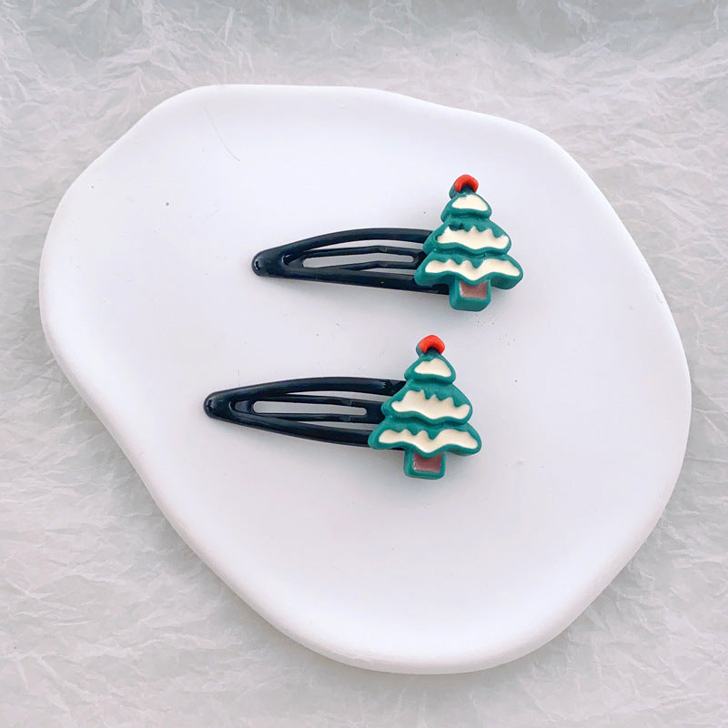 Children's Fashion Simple Christmas Hair Clip