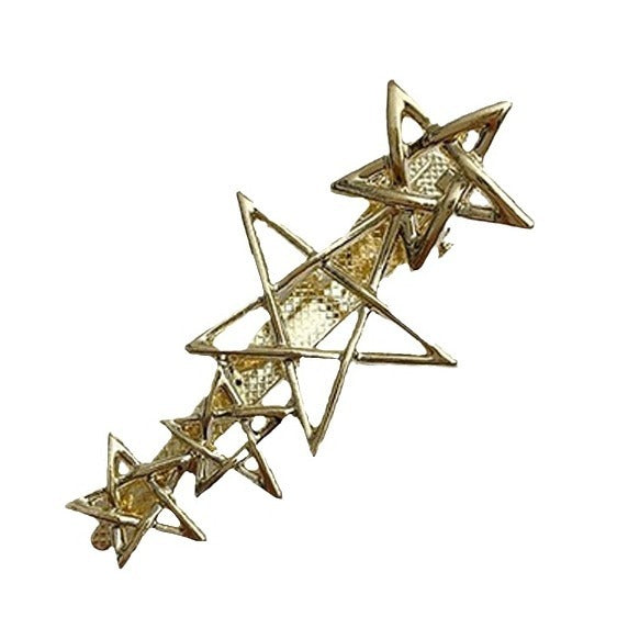 Metal Cold Barrettes Korean Style Piggy Side Clip Alloy Five-pointed Star