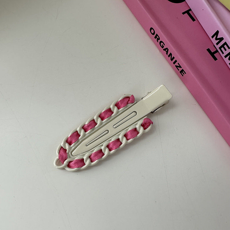 Dopamine Hair Accessories Barrettes Metal Traceless Clip Color Advanced Sense Small Hairpin Bang Side Clip Headdress