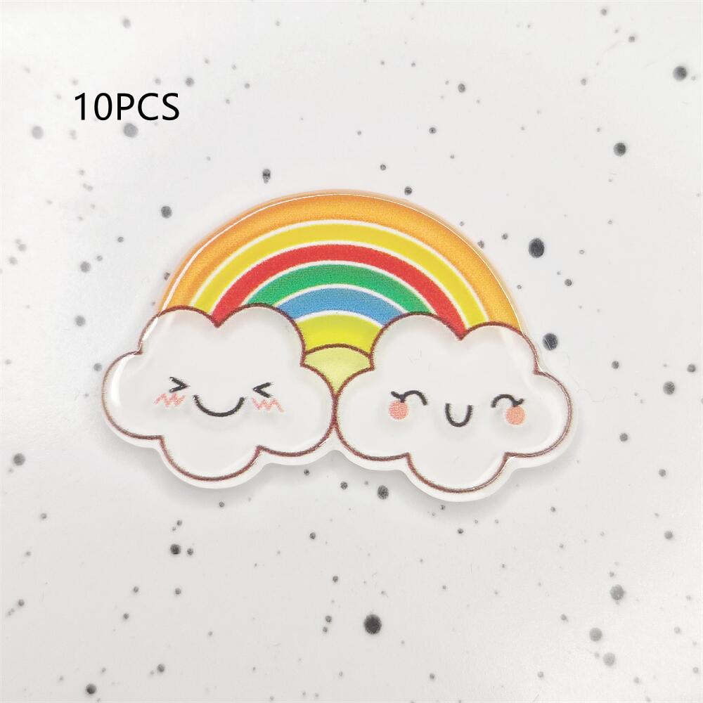 Colorful Cute Fruit Rainbow Patch Hair Clip