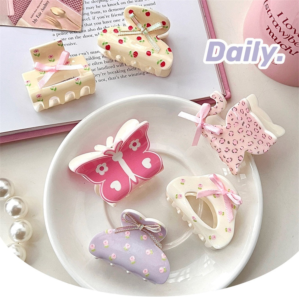 Cute Sweet Bow High Sense Hair Clip Hairpin