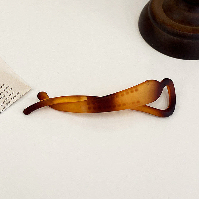 Best Cold Style Resin Headdress Back Head Barrettes Female
